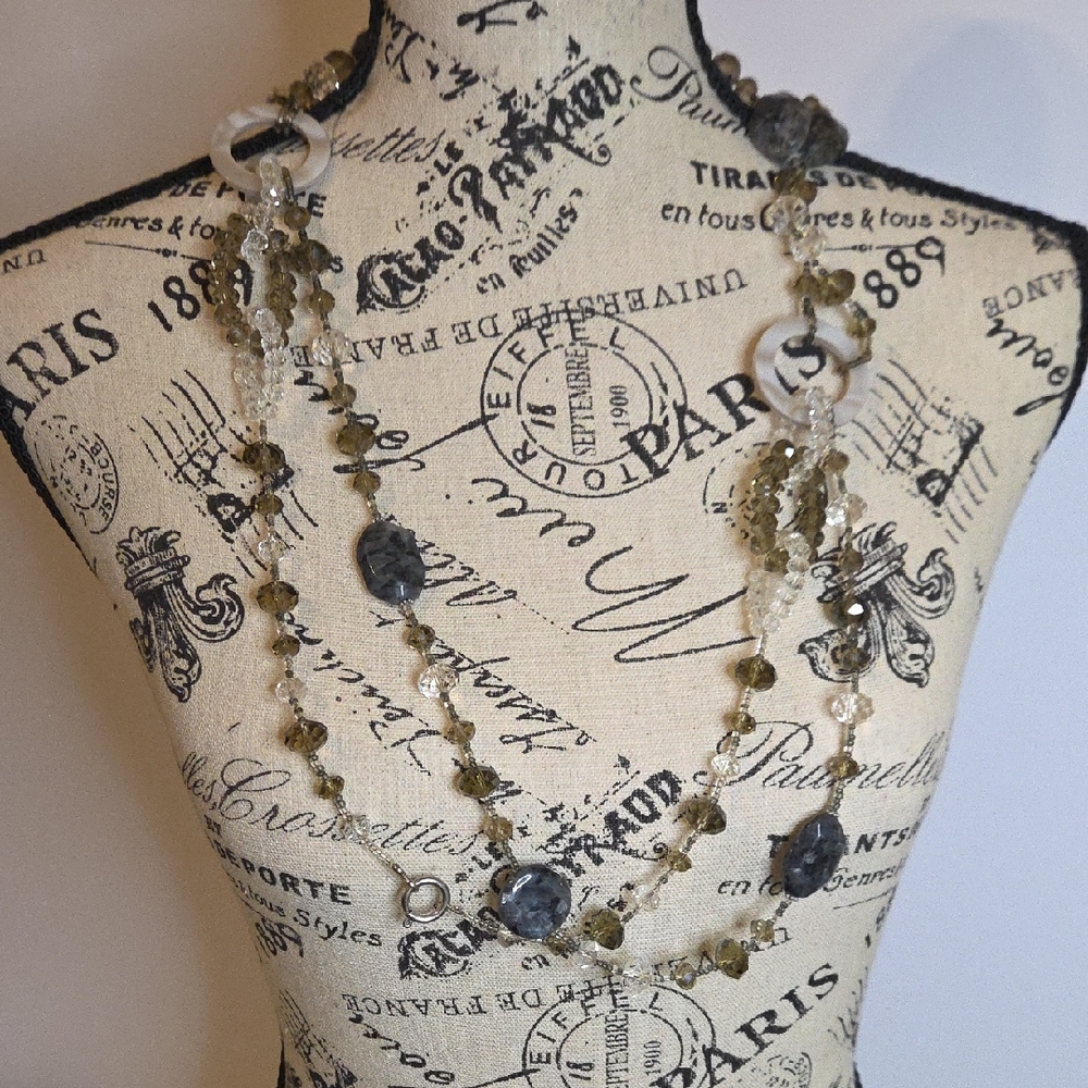 Elegant Multi-Strand Beaded Necklace